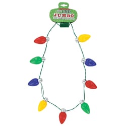 DM Merchandising Lotsa Lites Jumbo Light Up Necklace Plastic 1 pk
