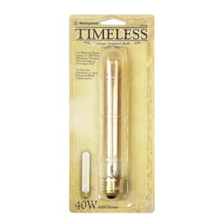 Westinghouse Timeless 40 W E26 Decorative Incandescent Bulb E26 (Medium) Amber 1 pk