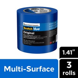 ScotchBlue 1.41 in. W X 60 yd L Blue Medium Strength Original Painter's Tape 3 pk