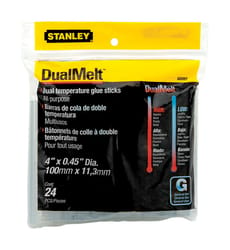 Stanley 0.5 in. D X 4 in. L Glue Sticks Clear 24 pk