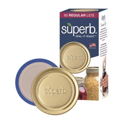 Superb Regular Mouth Canning Lid 60 pk