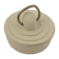 Ace 1-1/8 in. White Rubber Sink Stopper