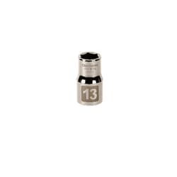 Craftsman 13 mm S X 1/2 in. drive S Metric 6 Point Standard Socket 1 pc