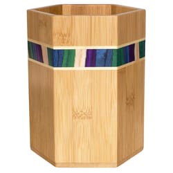 Totally Bamboo Baltique Multicolored Bamboo Utensil Holder