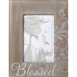 Precious Moments Silver Wood Photo Frame 9 in. H