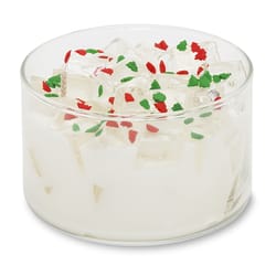 Primal Elements White/Red/Green Santa's Cookies Scent 2 Wick Candle