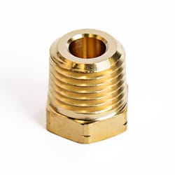 ATC 1/4 in. MPT Brass Hex Head Plug