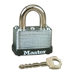 Master Lock 22D 1-1/2 in. W Laminated Steel Warded Locking Padlock