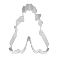 R&M International Corp International Corp 3 in. W X 5 in. L Cowboy Cookie Cutter Silver 1 pc