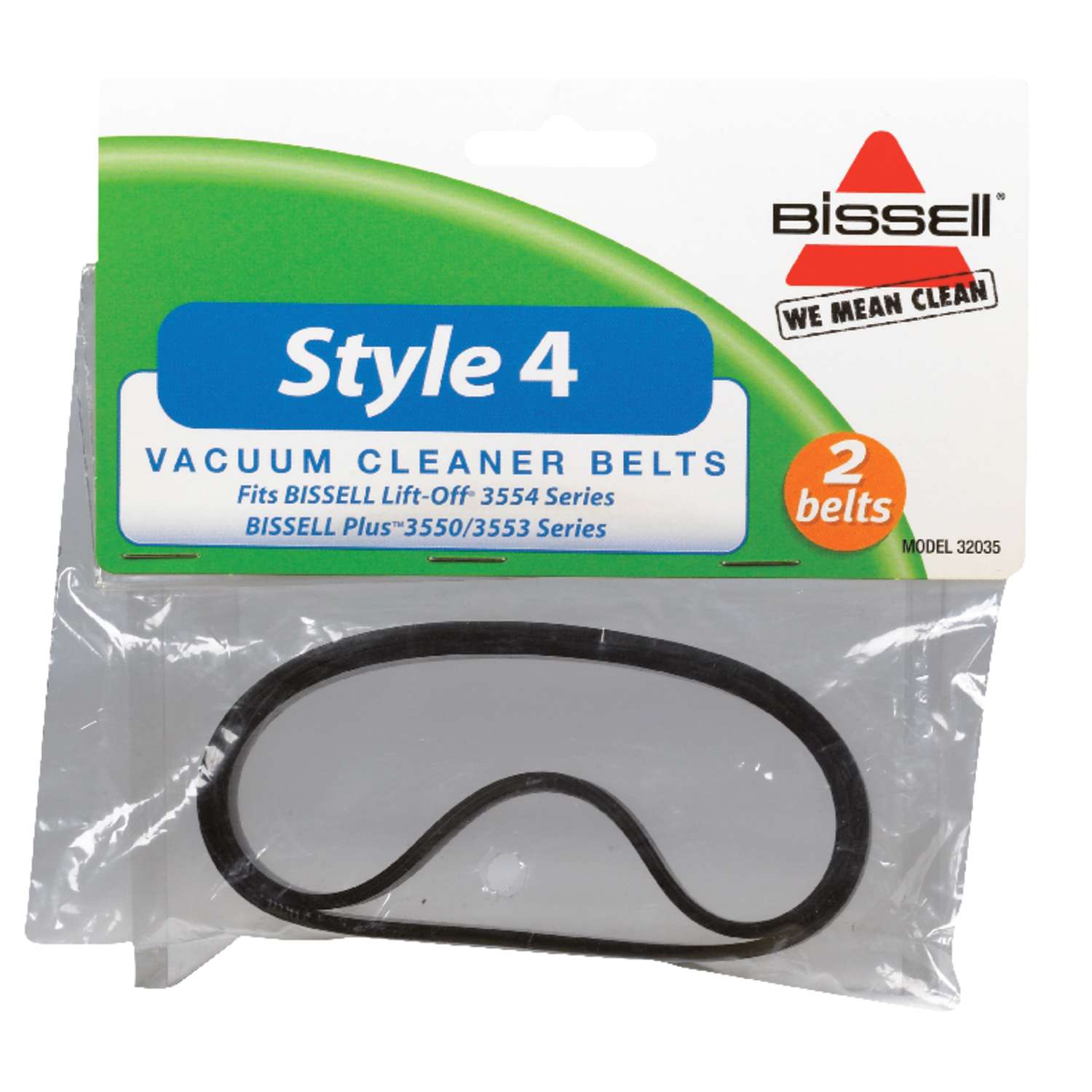 Bissell Vacuum Belt For Upright Vacuums 2 pk Ace Hardware