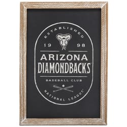 Open Road Brands Arizona Diamondbacks Baseball Club Framed Wall Art MDF Wood 1 pc