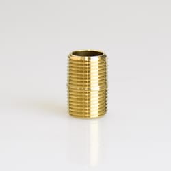 ATC 3/8 in. MPT Brass Close Nipple