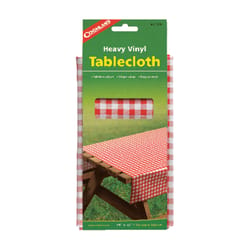 Coghlan's Red Vinyl Tablecloth 4.5 in. L X 6 in. W