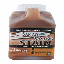 Saman Semi-Transparent Golden Wheat Water-Based Wood Stain 32 oz