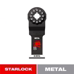 Diablo Starlock 1-1/4 in. W Bi-Metal Curved Contact Edge Oscillating Blade Metal 1 pk
