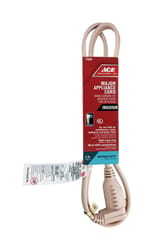 Ace 14/3 SPT-3 125 V 3 ft. L Appliance Cord