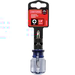 Craftsman No. 2 X 1-1/2 in. L Phillips Stubby Screwdriver 1 pc