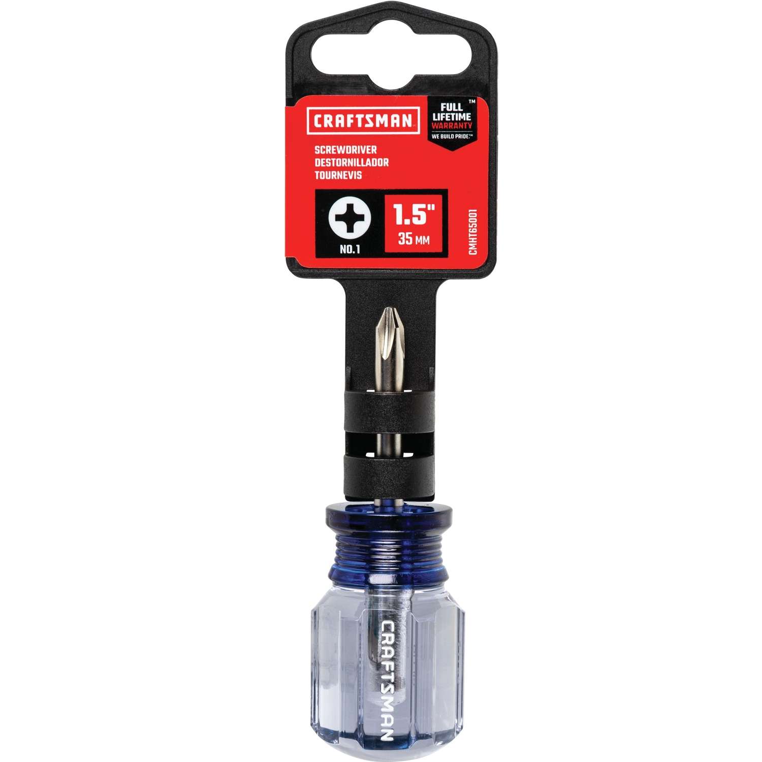 Craftsman No. 2 x 1-1/2 in. Phillips Stubby Screwdriver