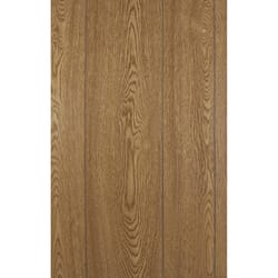 48-in x 96-in Smooth Brown Hardboard Circles Wall Panel in the