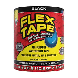 Flex Seal Family of Products Flex Tape 4 in. W X 5 ft. L Black Waterproof Repair Tape