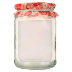 Kikkerland 15 oz Clear Jam Jar Zipper Storage Bag