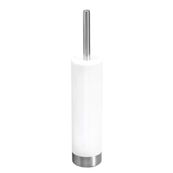 Toilet Brush and Holder Set, Wall/Foot Mounted Toilet Brush