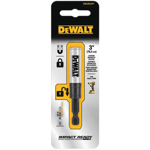 DeWalt Impact Ready Hex 1/4 in. X 3 in. L Magnetic Bit Holder 1 pc - Ace  Hardware