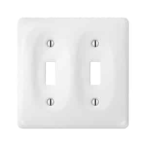 1 Gang Midway Catv Wall Plate White