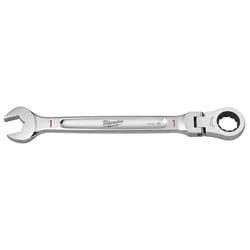 Milwaukee MAXBITE 1 in. X 1 in. 12 Point SAE Flex Head Combination Wrench 2.18 in. L 1 pc