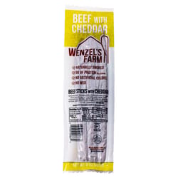 Wenzel's Farm Beef and Cheddar Beef Stick 8 oz Pouch