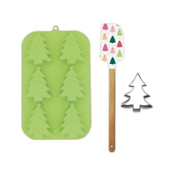 Handstand Kitchen Festival Tree Bake Set Multicolored 3 pc