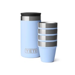 YETI Big Sky Blue Stainless Steel Shot Glass Set