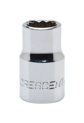 Crescent 21 mm S X 3/8 in. drive S Metric 12 Point Standard Socket 1 pc