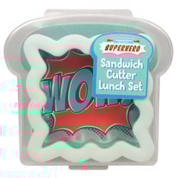 Handstand Kitchen Superhero Lunch Set Sandwich Cutter