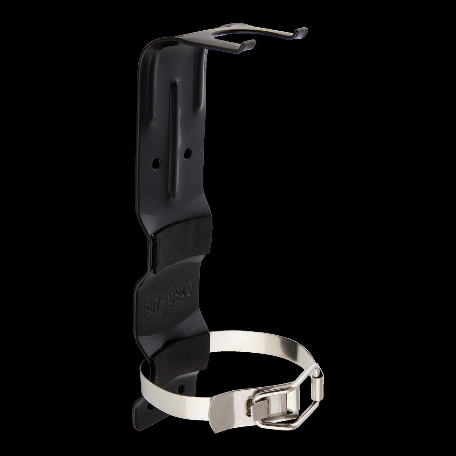 first alert black steel fire extinguisher bracket 3.63 in. l 2.5 lb