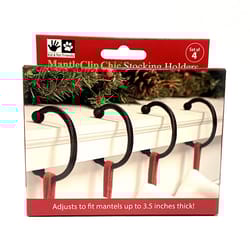 Haute Decor MantleClip Chic Black Stocking Holder