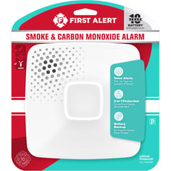 First Alert Hard-Wired w/Battery Back-up Photoelectric Smoke and Carbon Monoxide Detector