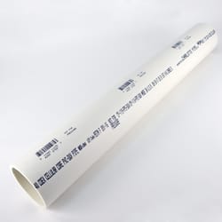 Charlotte Pipe Schedule 40 3 in. 3 in. D PVC 2 in. Foam Core Pipe