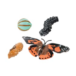 Insect Lore Butterfly Life Cycle Figurines Multicolored 4 pc