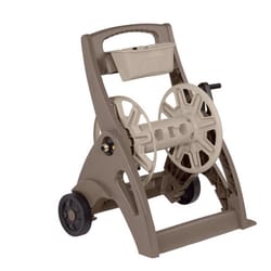 Wheeled Hose Reel Cart, Commercial-Grade, 5/8in Bronze Connector, 300ft  Capacity