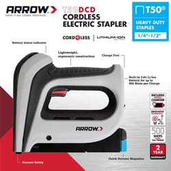 Arrow Cordless 16 Ga. 3/8 in. Staple Gun