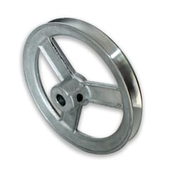 Chicago Die Cast 6 in. D X 1/2 in. D Zinc Single V-Grooved Pulley