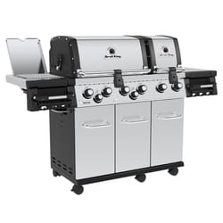 Broil King Regal S 690 Pro Infrared 6 Burner Liquid Propane Grill Silver