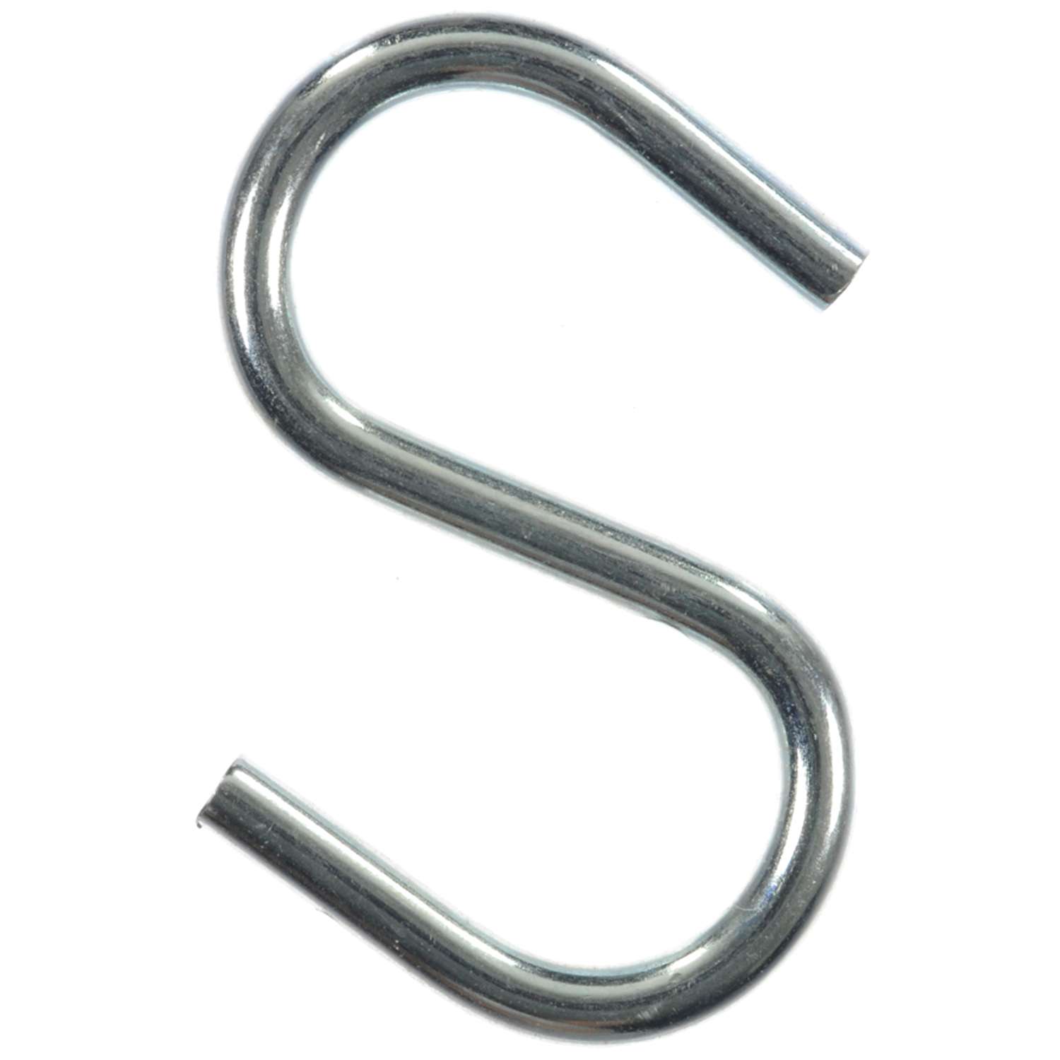 Zinc plated S Hooks XL Rust proof Pointed end 150mm Pack of 10. Steel 