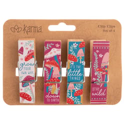 Karma Assorted Wood Chip Clip