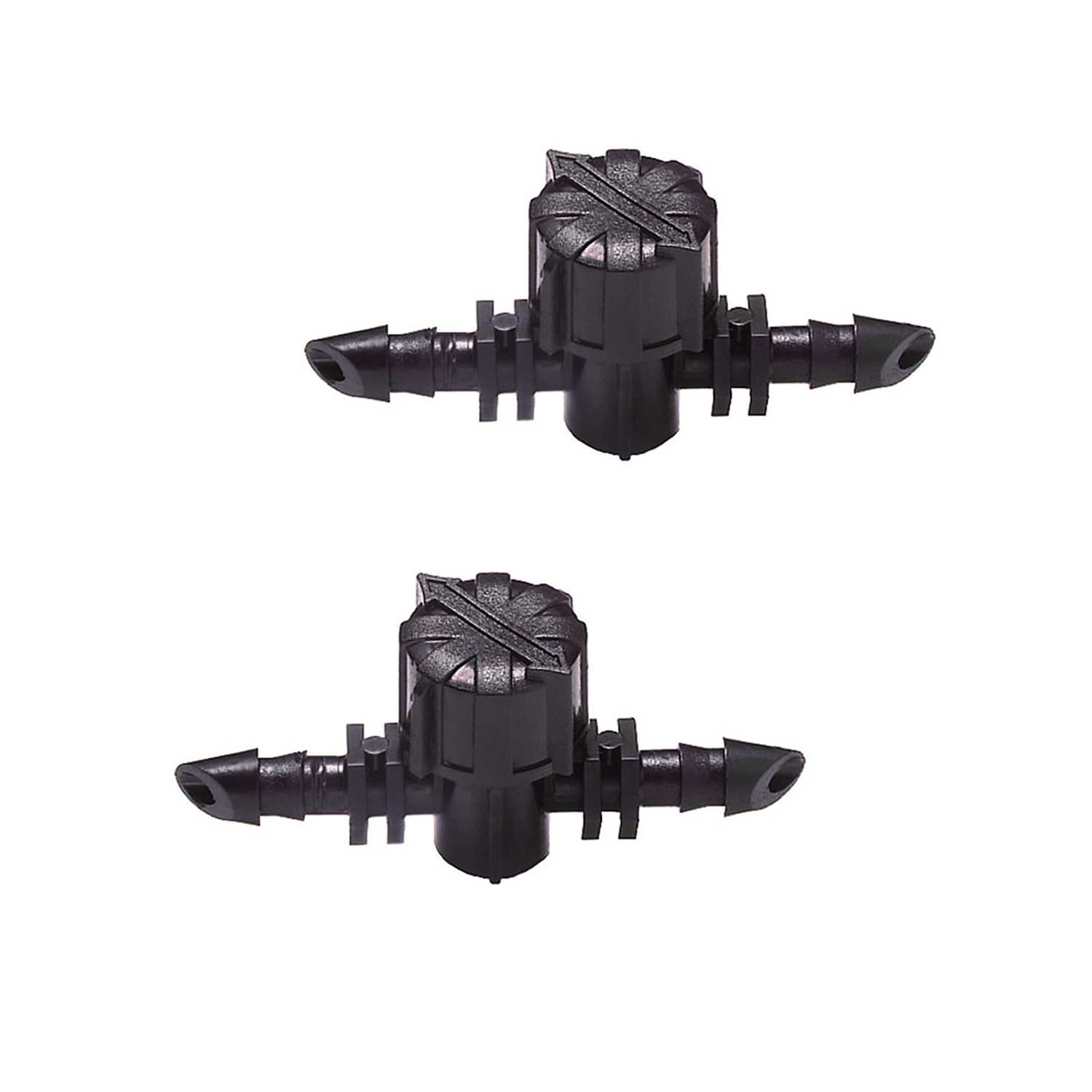 Raindrip Plastic Drip Irrigation Barbed Connector 2 pk Ace Hardware