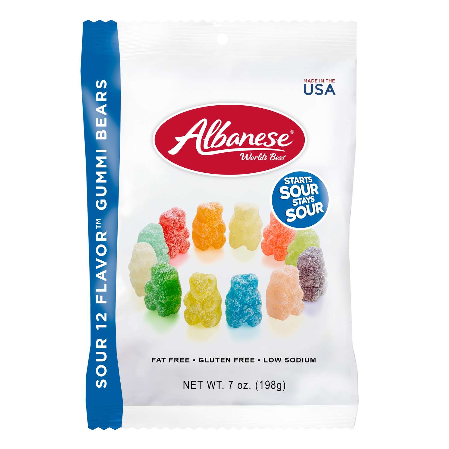 Albanese 12 Sour Flavors Gummy Bears 7 oz. Ace Hardware
