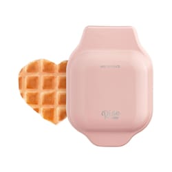 Rise by Dash 1 waffle Pink Plastic Waffle Maker