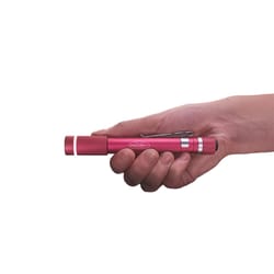 Police Security Aura 270 lm Pink LED Pen Light AAA Battery