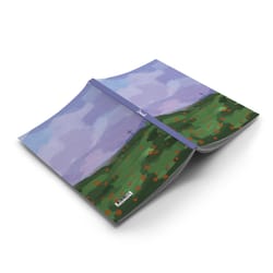 Denik 5 in. W X 8 in. L Sewn Bound Multicolored Poppy Field Notebook